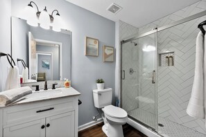 Towels, soap, toilet paper