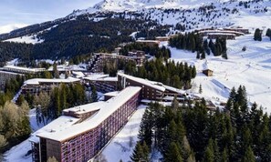 Aerial view - Studio for 4 People in Arc 1800, Ski-in Ski-out and Close to Shops in the Village of Charvet (Bourg-Saint-Maurice)