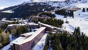 Aerial view - Studio for 4 People in Arc 1800, Ski-in Ski-out and Close to Shops in the Village of Charvet (Bourg-Saint-Maurice)