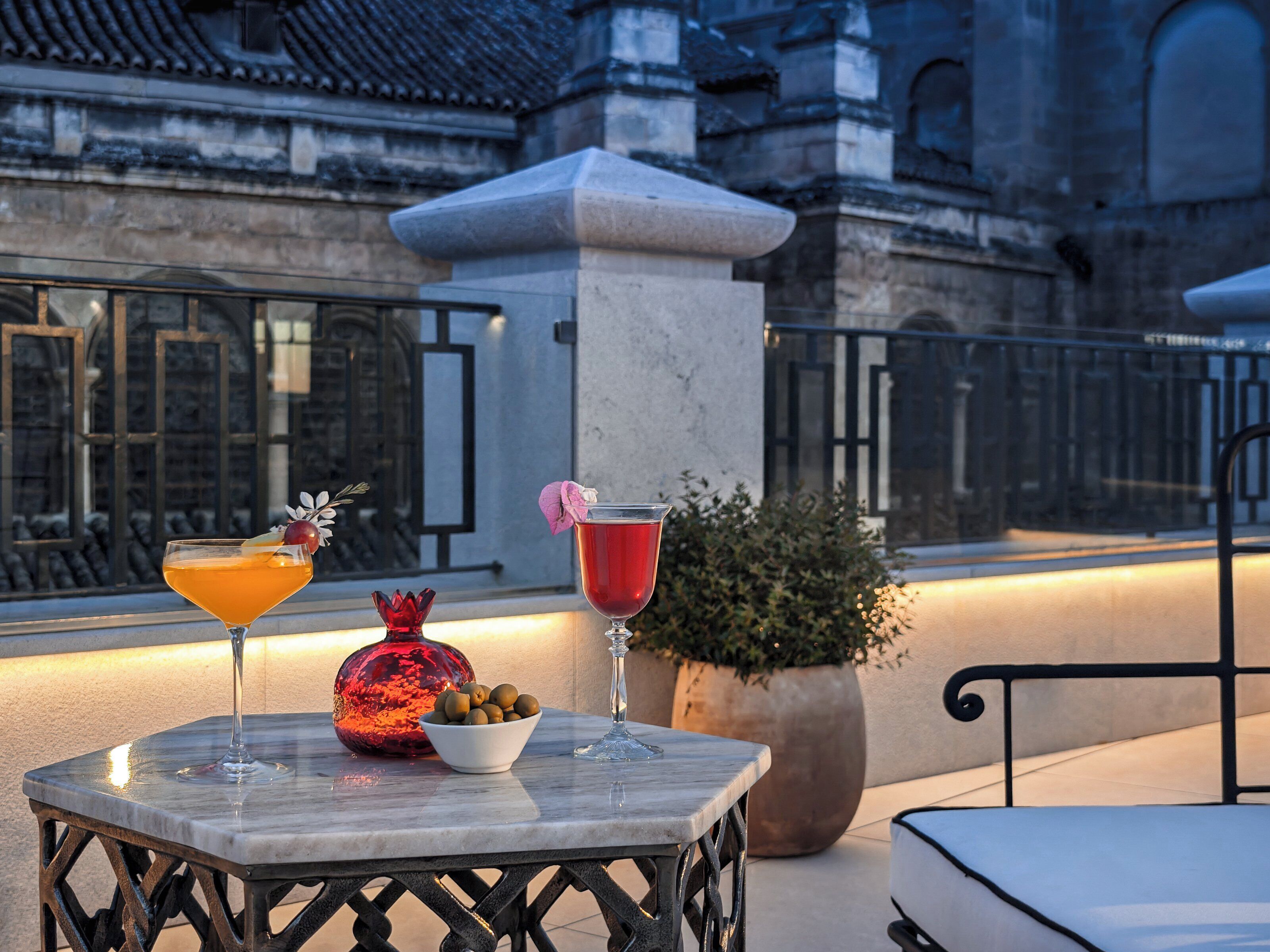 Terrasse sur le toit