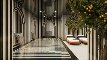 Sauna, baño turco, tratamientos corporales, aromaterapia