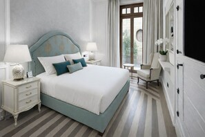 Ropa de cama de alta calidad, edredón y minibar 