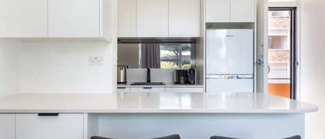 Apartment | Private kitchen | Fridge, microwave, oven, dishwasher