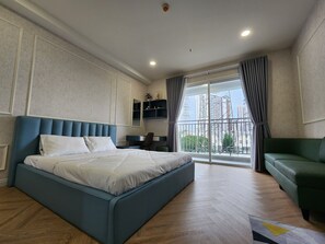 Apartamento Deluxe, balcón, vistas a la ciudad | Vistas desde la habitación