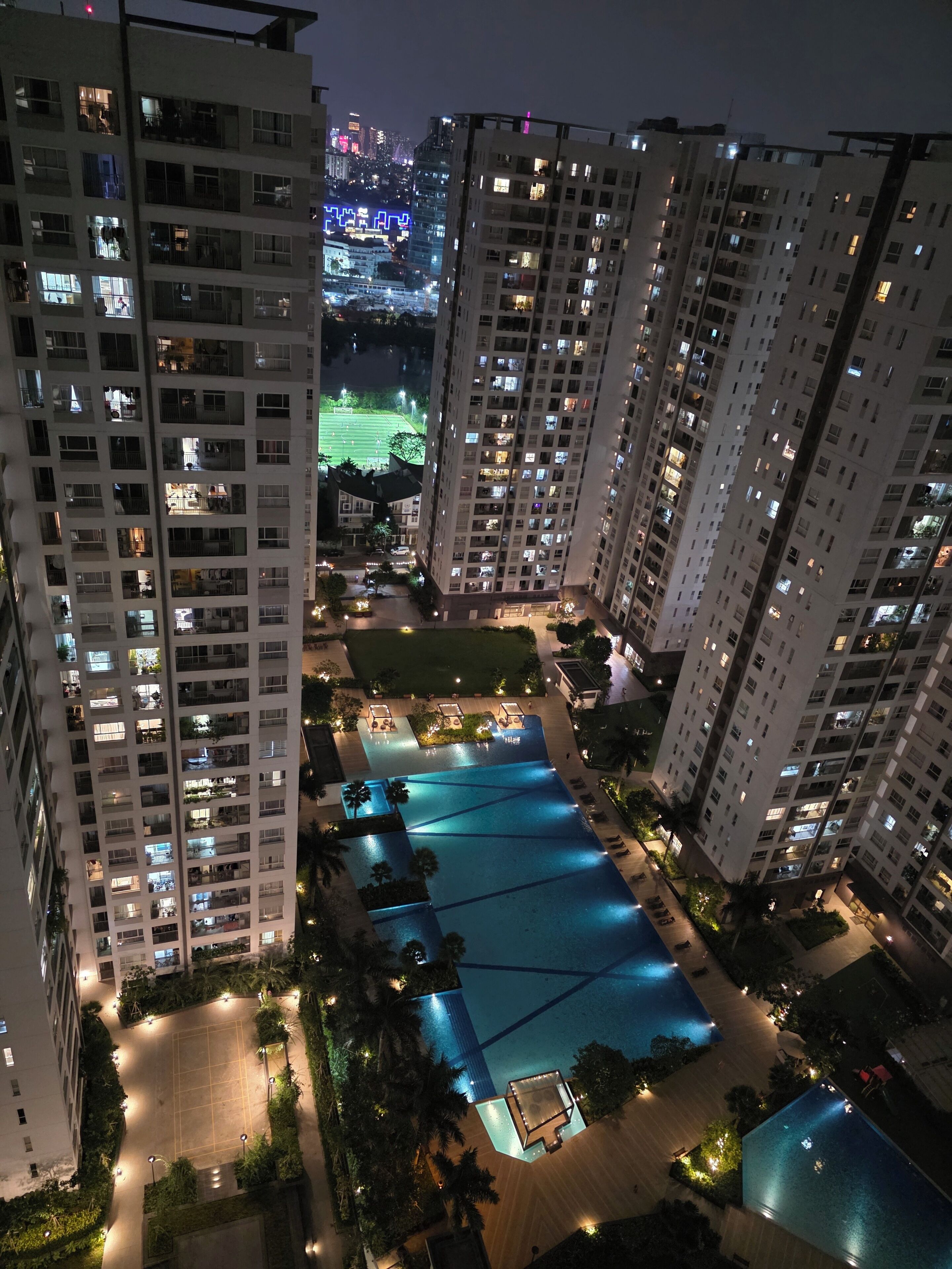 Executive-Apartment, Balkon, Gartenblick | Blick auf die Stadt