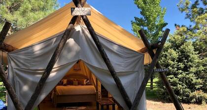 Luxury Safari Tent in Irwin, Idaho near Palisades Lake and Jackson Hole