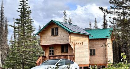 Solar Powered Lakefront Twin Tiny Houses in Cantwell Alaska, Perfect for a Group Getaway to Denali National Park