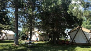 Unclassified image, 5 of 62, button - Luxury Safari Tent with Private Bathroom in Swan Valley, Idaho near Palisades Lake (Irwin)