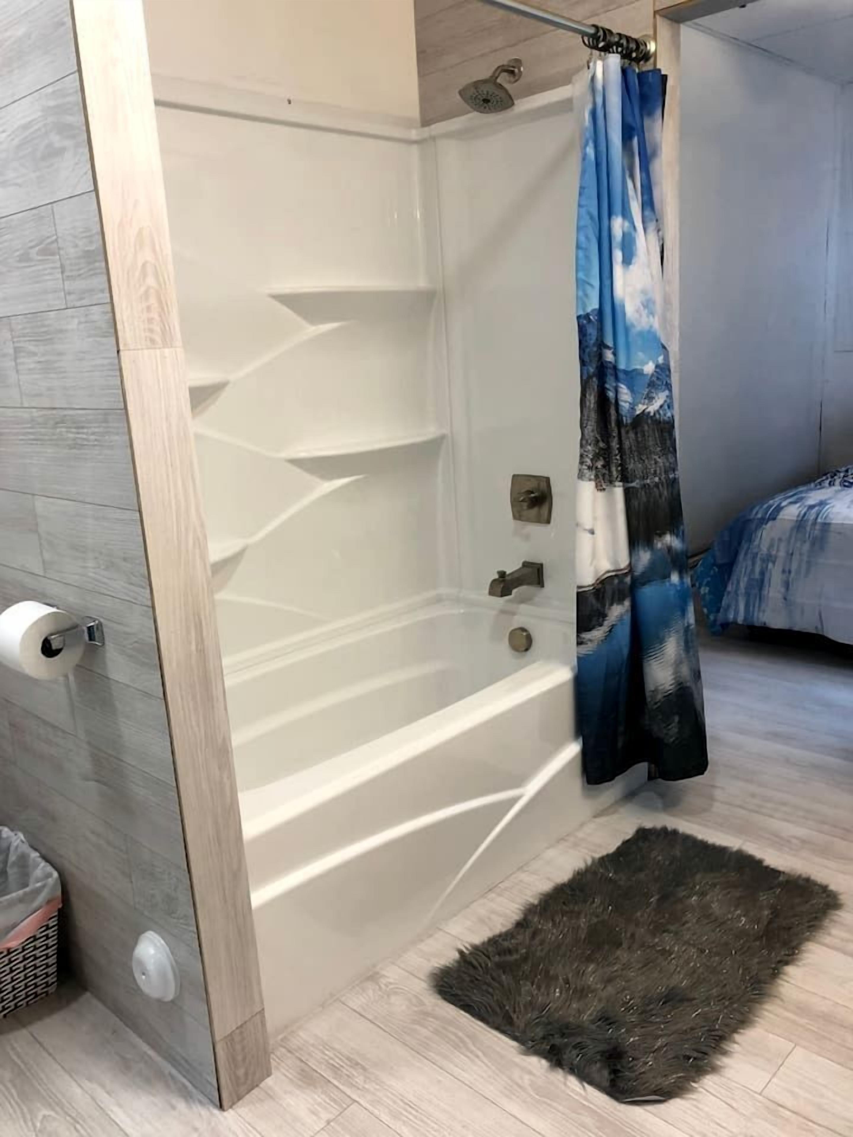 Hair dryer, soap, shampoo