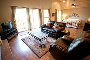 1 bedroom, desk, bed sheets