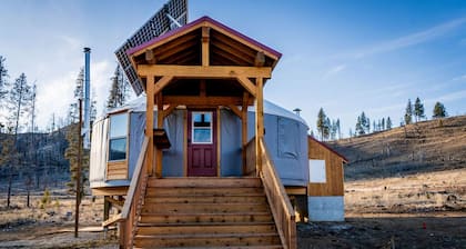 Secluded Modern Yurt with Sauna Perfect for Small Groups in Boise, Idaho