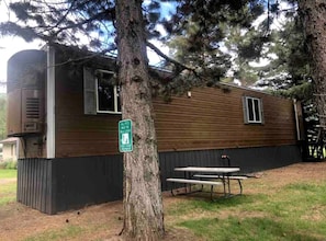 Exterior - Unique Steampunk Tiny House Rental in Swan Valley, Idaho near Jackson Hole (Irwin)