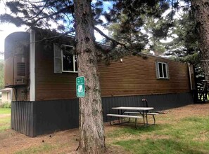Exterior - Unique Steampunk Tiny House Rental in Swan Valley, Idaho near Jackson Hole (Irwin)