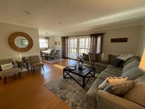 TV, fireplace, video games
