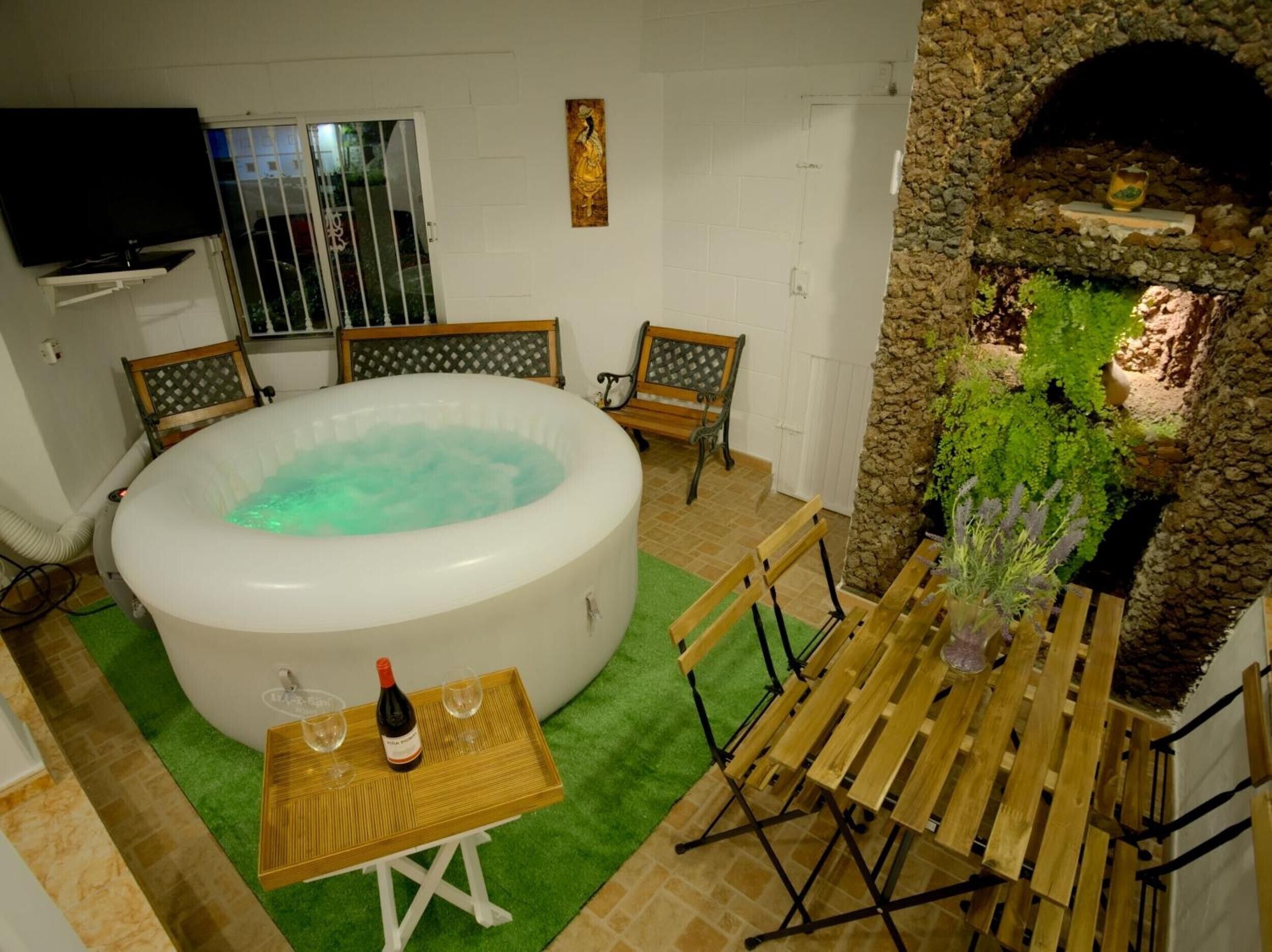 Bain à remous intérieur