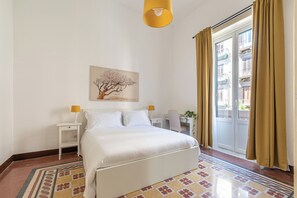 Appartement, 2 chambres, balcon | Fer et planche à repasser, lits bébé (en supplément), Wi-Fi gratuit