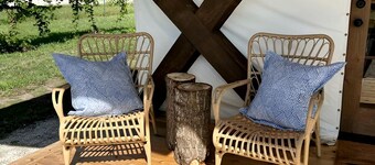Reconnect with Nature at this Equipped Tented Cabin in Tekamah, Nebraska