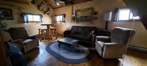 Fernseher, Kamin
