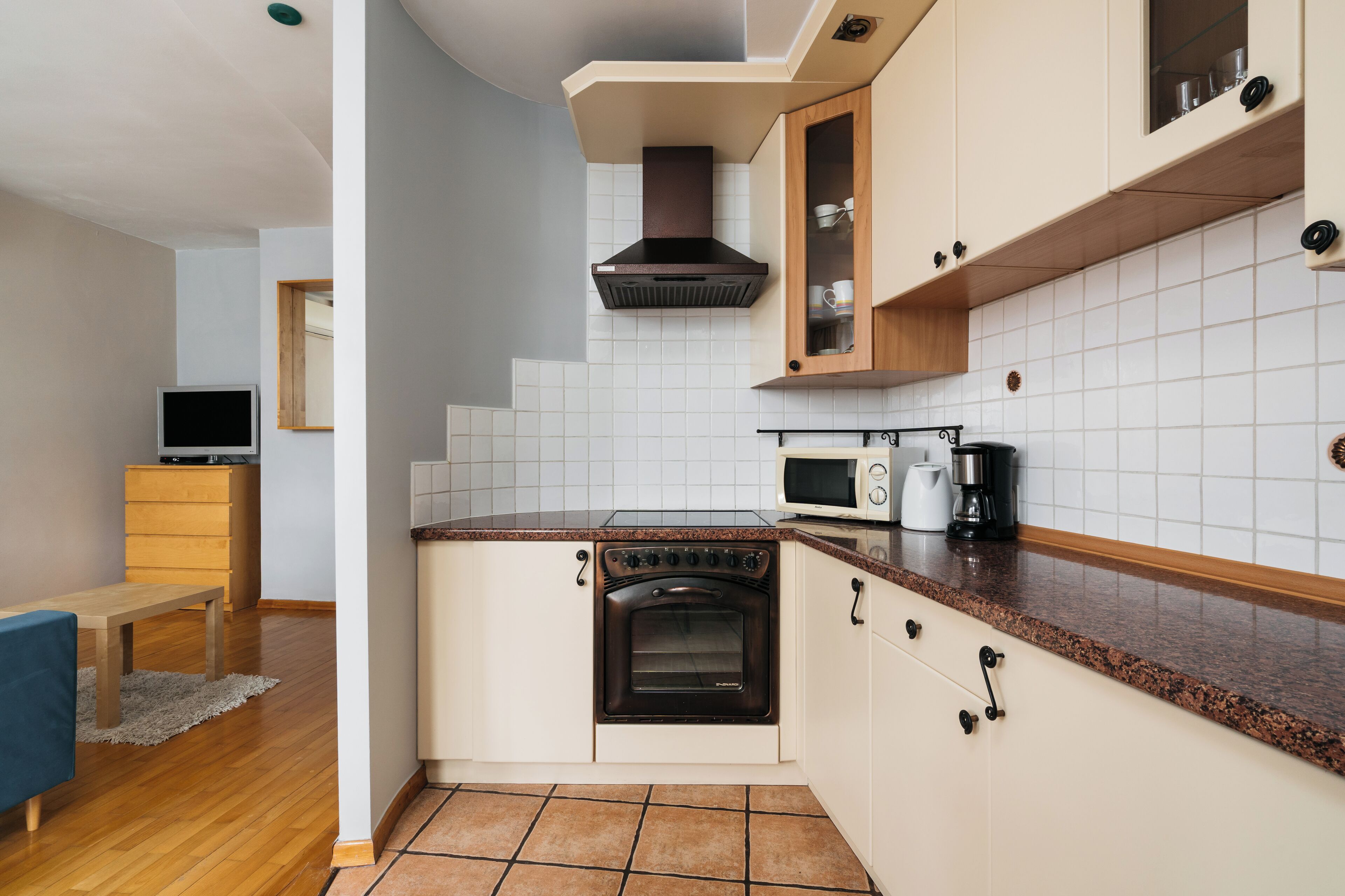 Apartment, City View | Private kitchen