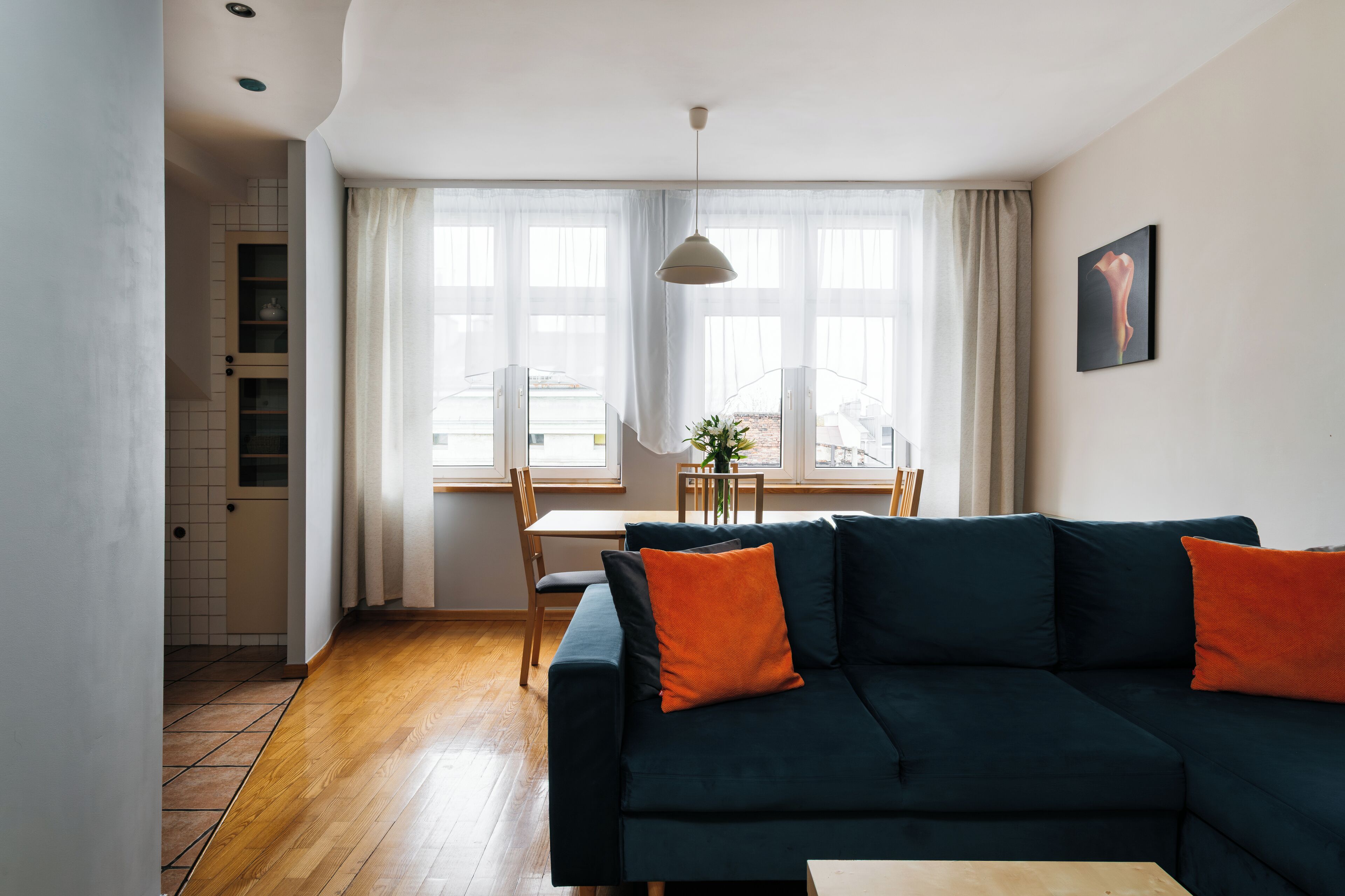 Apartment, City View | Living area