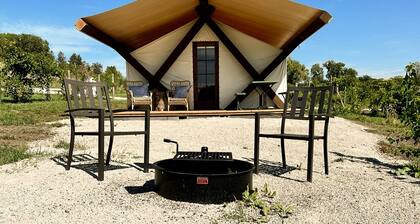 Enchanting Tented Cabin with Amazing Interior and Exterior in Tekamah, Nebraska
