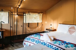 Room - Magnificent Safari Tent with Sauna and Fire Pit in North Woodstock, New Hampshire (North Woodstock)