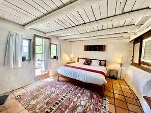 Room - Log Casita Overlooking Pond and Waterfall near Taos, New Mexico (Taos Ski Valley)
