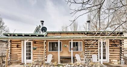 Charming Log Cabin Rental on Eco-Farm near Taos Ski Valley