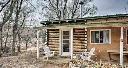 Petite Log Cabin on Organic Farm in New Mexico