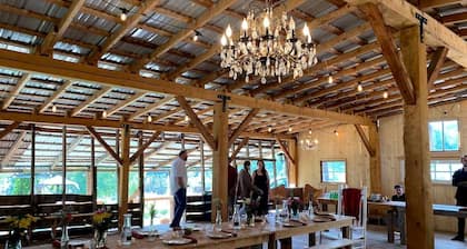 Petite Log Cabin on Organic Farm in New Mexico