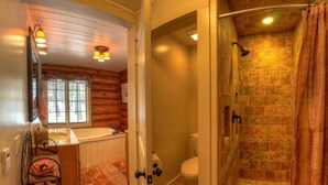 Hair dryer, towels, toilet paper