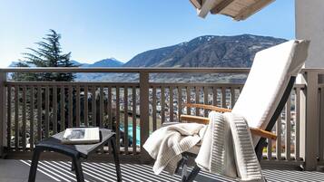 Suite, balcon, vue ville | Vue sur les montagnes