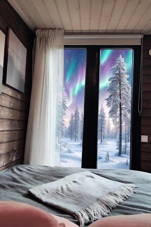 Chalet, Valley View | View from room - Borealis (Muonio)