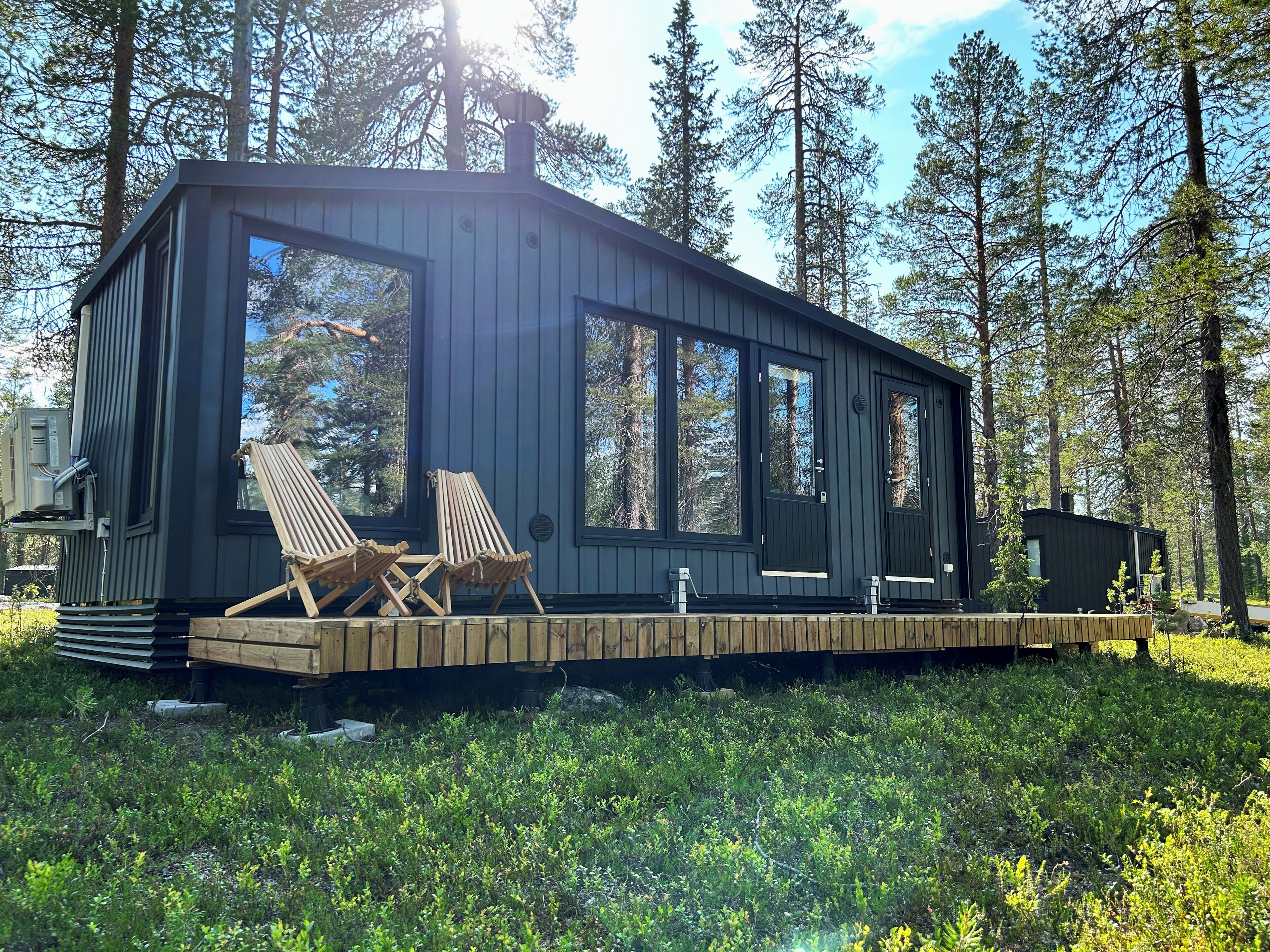 Chalet, uitzicht op vallei | Terras