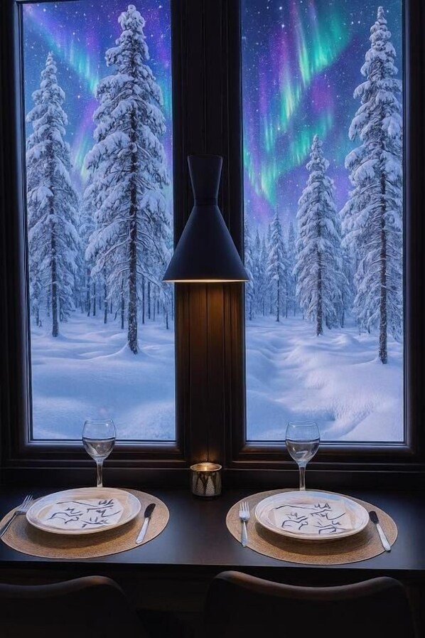 Chalet, Valley View | View from room - Borealis (Muonio)