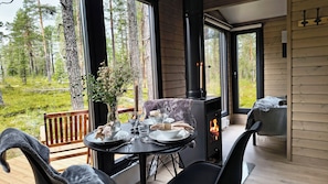 Superior Chalet, Valley View | Living area