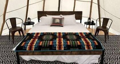 Experience Pet-Friendly Perfection: Classic Tipi Glamping Near Wind River Mountains, WY