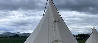 Rustic Elegance: Tipi Glamping by Wind River Mountains in Fort Washakie