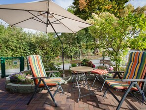 Terrace/patio - Studio Casa Felicitas, 1 living/bedroom, max. 2 people (not suitable for small children) (Möhnesee)