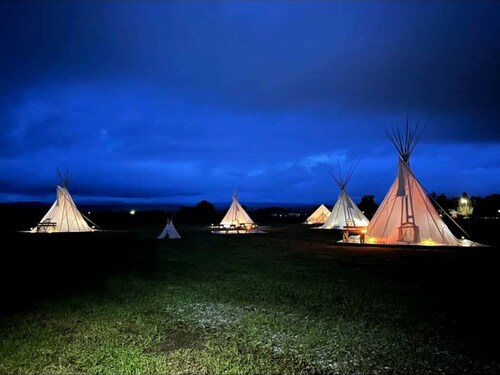 Serenity Meets Style: Original Tipi Glamping in Fort Washakie, WY