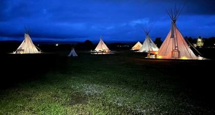 Serenity Meets Style: Original Tipi Glamping in Fort Washakie, WY