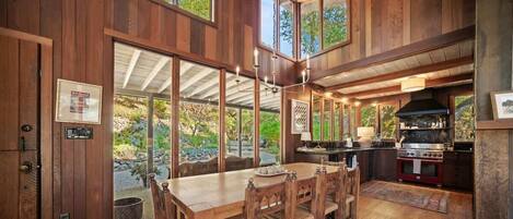 Dining area for six