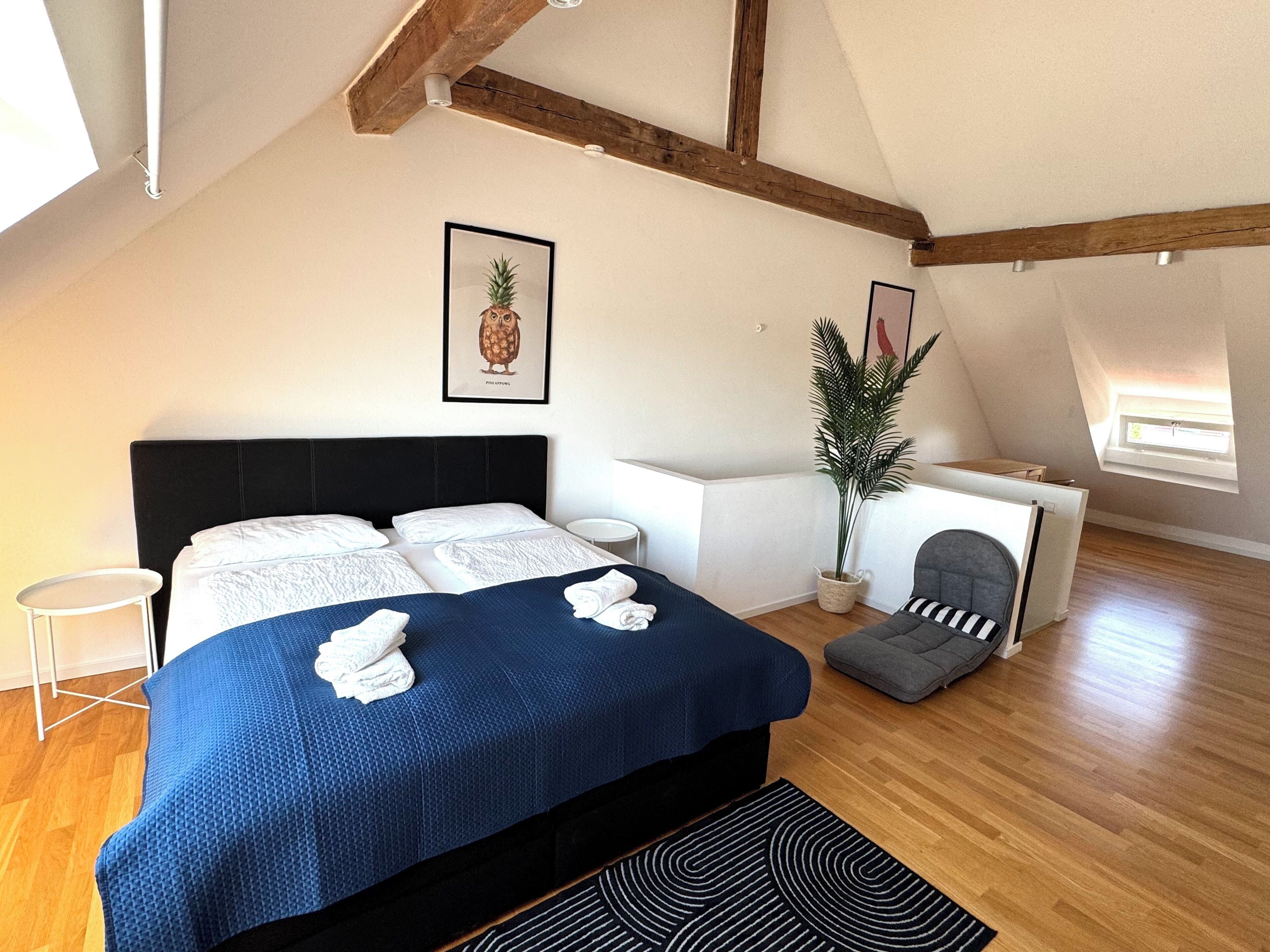 2 habitaciones, tabla de planchar con plancha, wifi y ropa de cama 