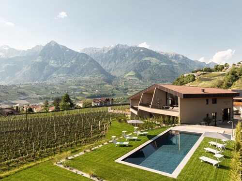 Appartement 'Oberhaslerhof Vinum' avec vue sur la montagne, Wi-Fi et climatisation