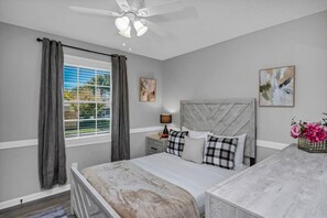 Iron/ironing board, WiFi, bed sheets