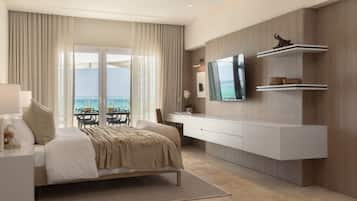 Escritorio, tabla de planchar con plancha y wifi gratis