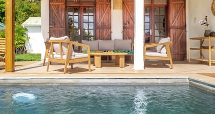 Villa Bleue Papaye avec piscine privée à deux pas de la page