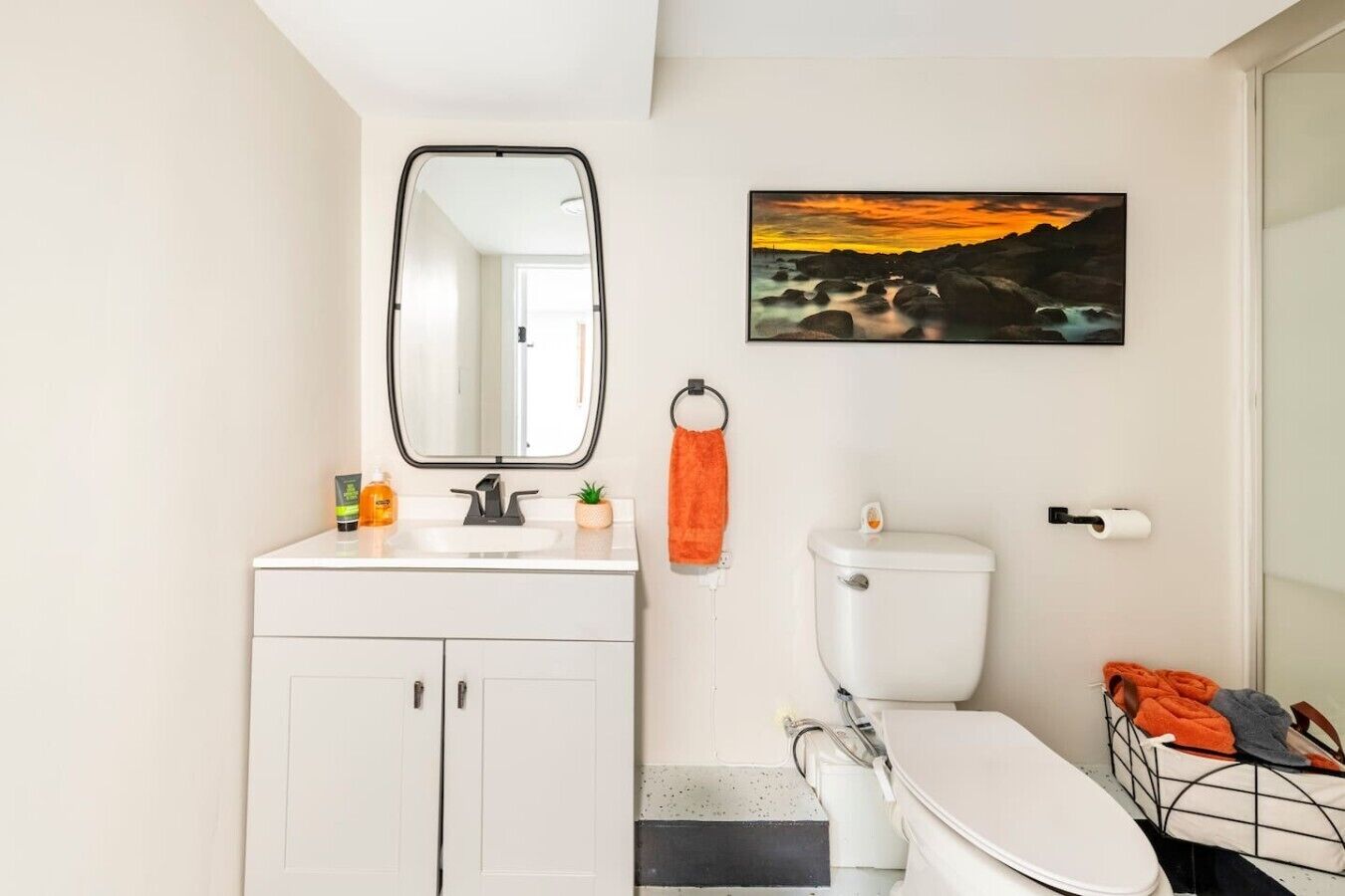 Shower, hair dryer