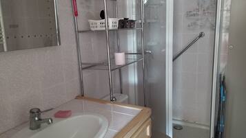 Shower, hair dryer