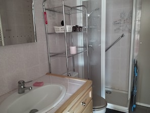 Shower, hair dryer - Apartment in villa (Besse-et-Saint-Anastaise)